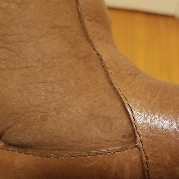 Born winter snow Boots camel brown fur size six 6 - Picture 8 of 11